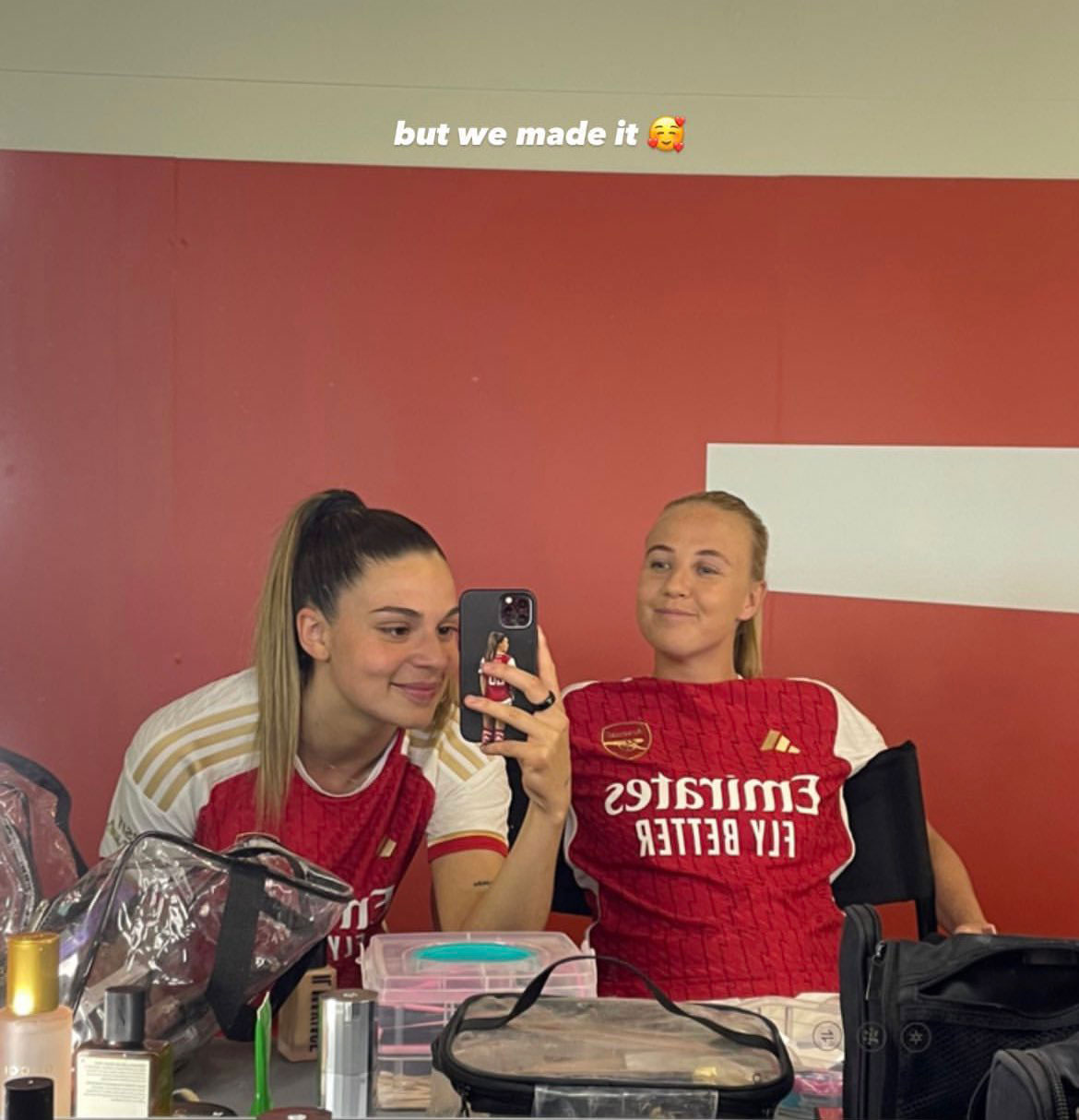 Arsenal’s new home kit appears to be LEAKED by women’s star as fans breathe sigh of relief