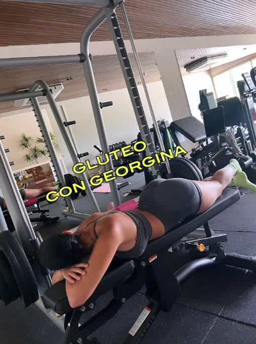 Georgina Rodriguez shows off peachy bum as Cristiano Ronaldo’s girlfriend shares glutes workout with fans