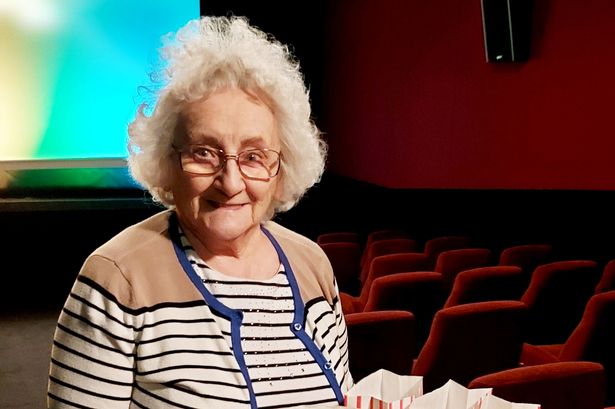 Pensioner, 87, returns to serve popcorn at cinema where she worked in her youth