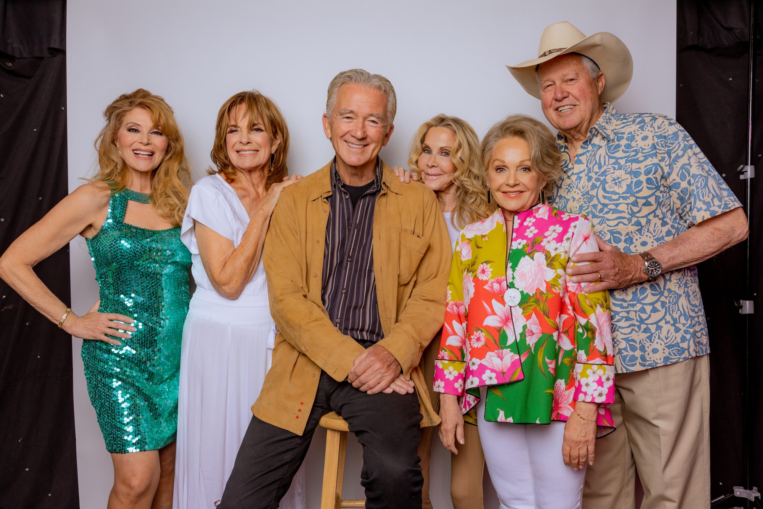 Dallas stars all smiles as they reunite for iconic soap’s 45th anniversary