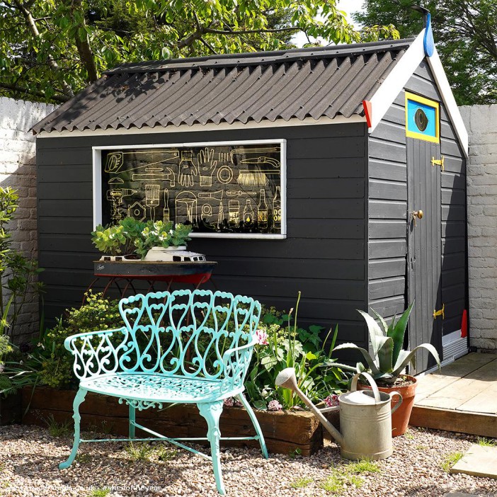 I refused to rip down my rotting wooden garden shed so I transformed it… now one of the most beautiful in UK