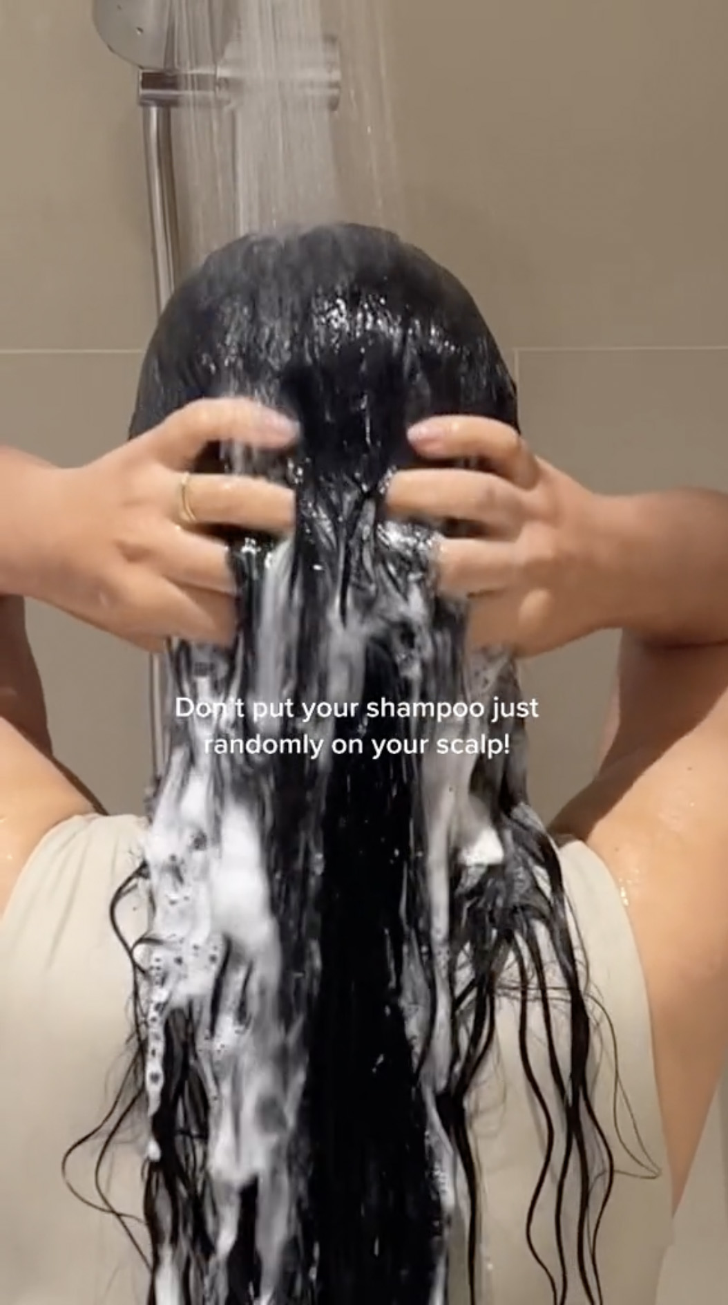 You’re shampooing your hair wrong – the key to spreading it evenly and cleansing your scalp better