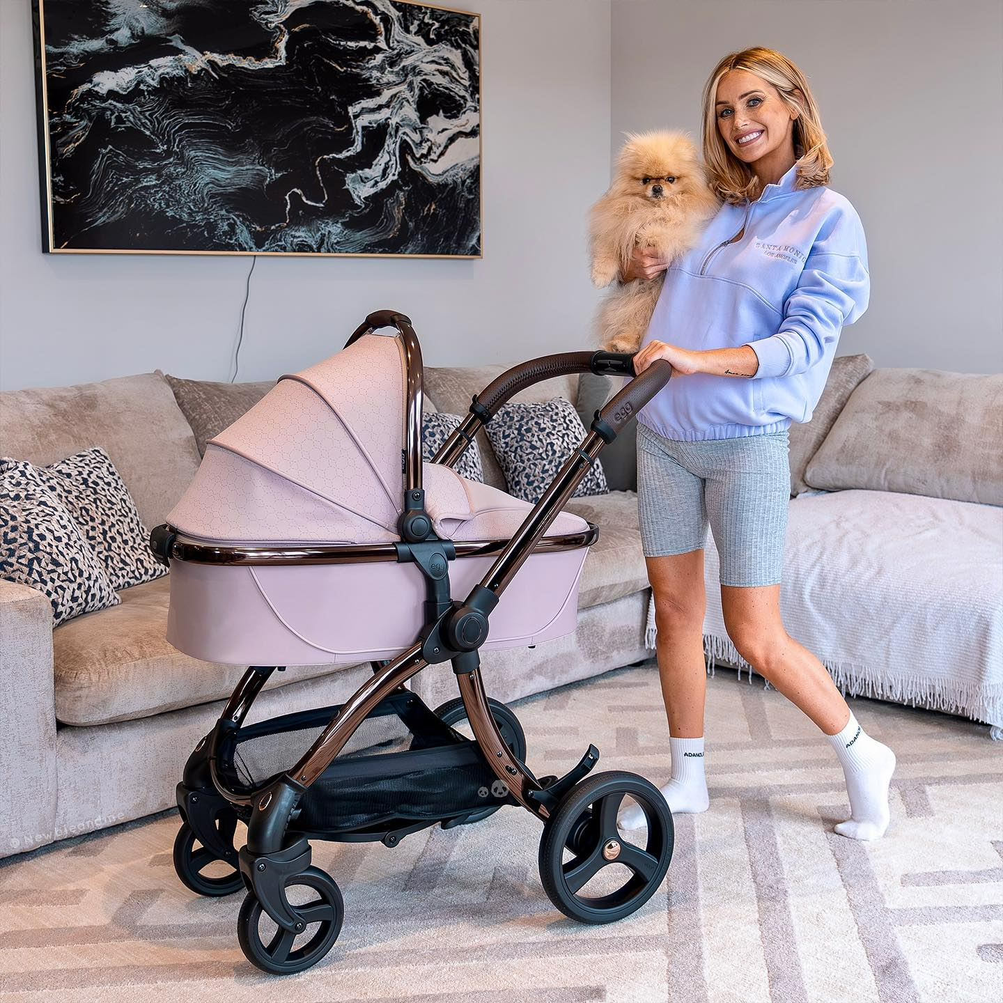 Love Island’s Laura Anderson cruelly mum-shamed as she shows off new pram days before giving birth