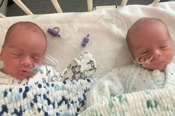 Mum who mistook labour for stomach bug births twins with ‘unrecordable’ temperatures