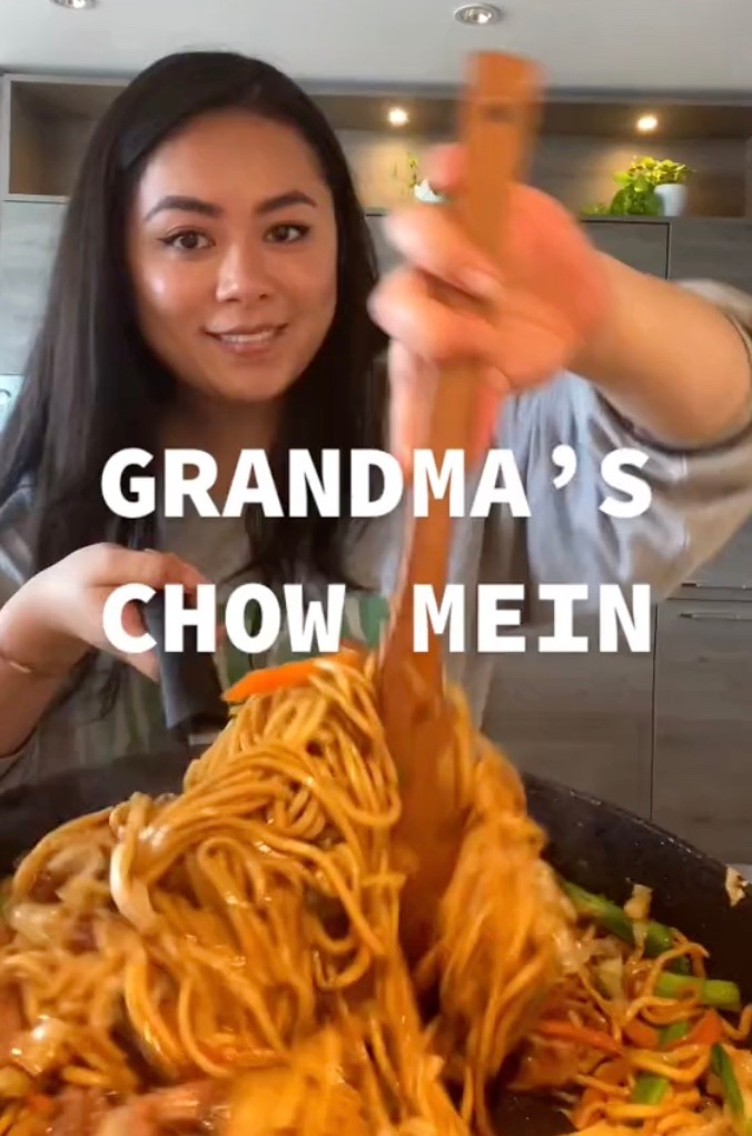 My grandma’s authentic chow mein recipe is so easy to make – and takes less than 15 minutes to cook