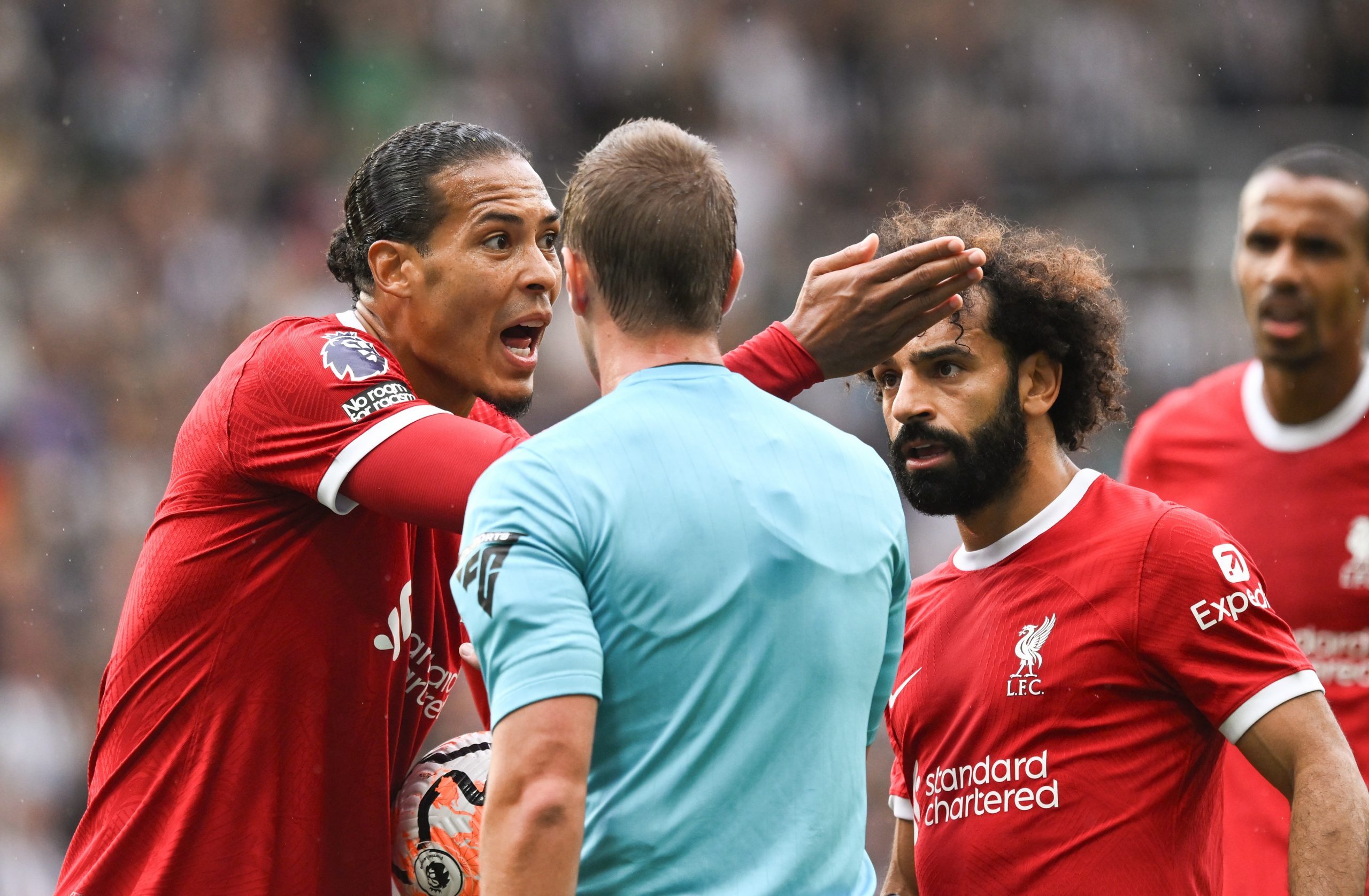 FA disclose reason Virgil van Dijk was so fuming with red card at Newcastle as referee notes are revealed