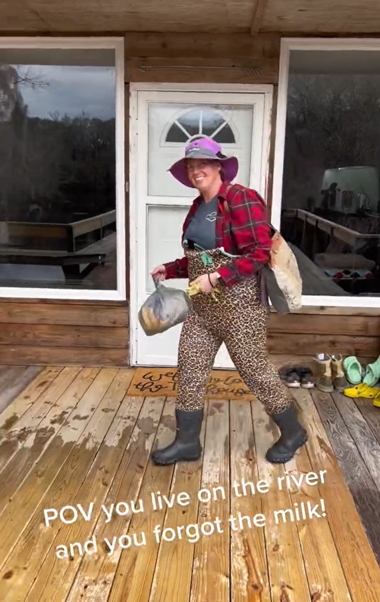 I live on a river – there’s a unique issue with my porch steps, I need to wear special pants whenever I go out