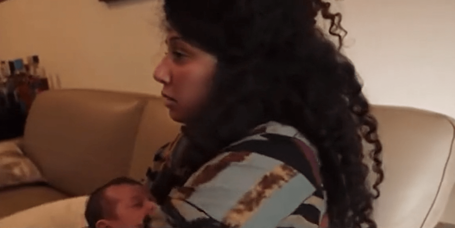 Heartbreaking moment Israeli mum of newborn is told her husband was killed by Hamas
