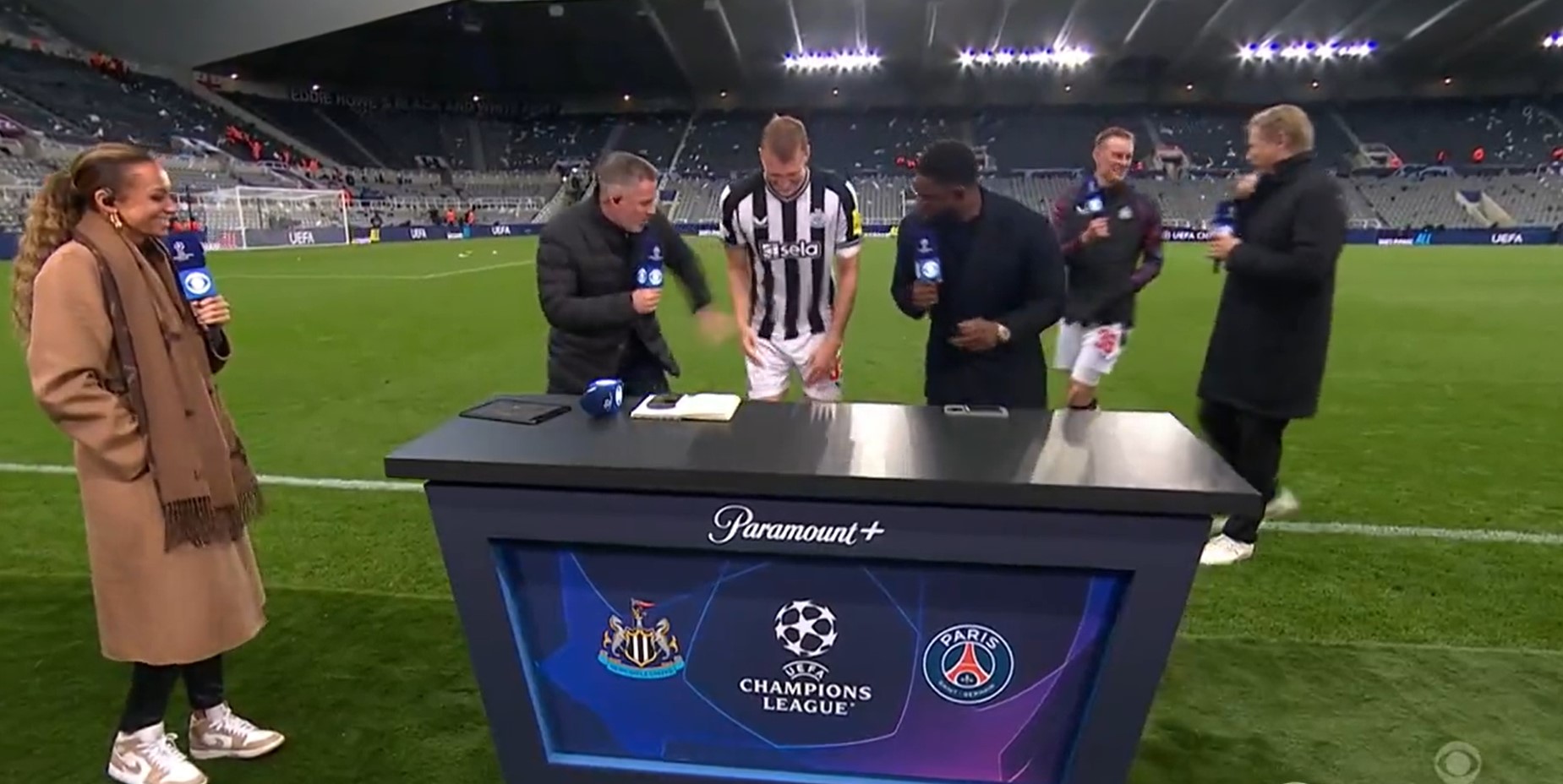 Newcastle hero Dan Burn recreates outrageous dance that will ‘smash the internet’ after stunning 4-1 smashing of PSG