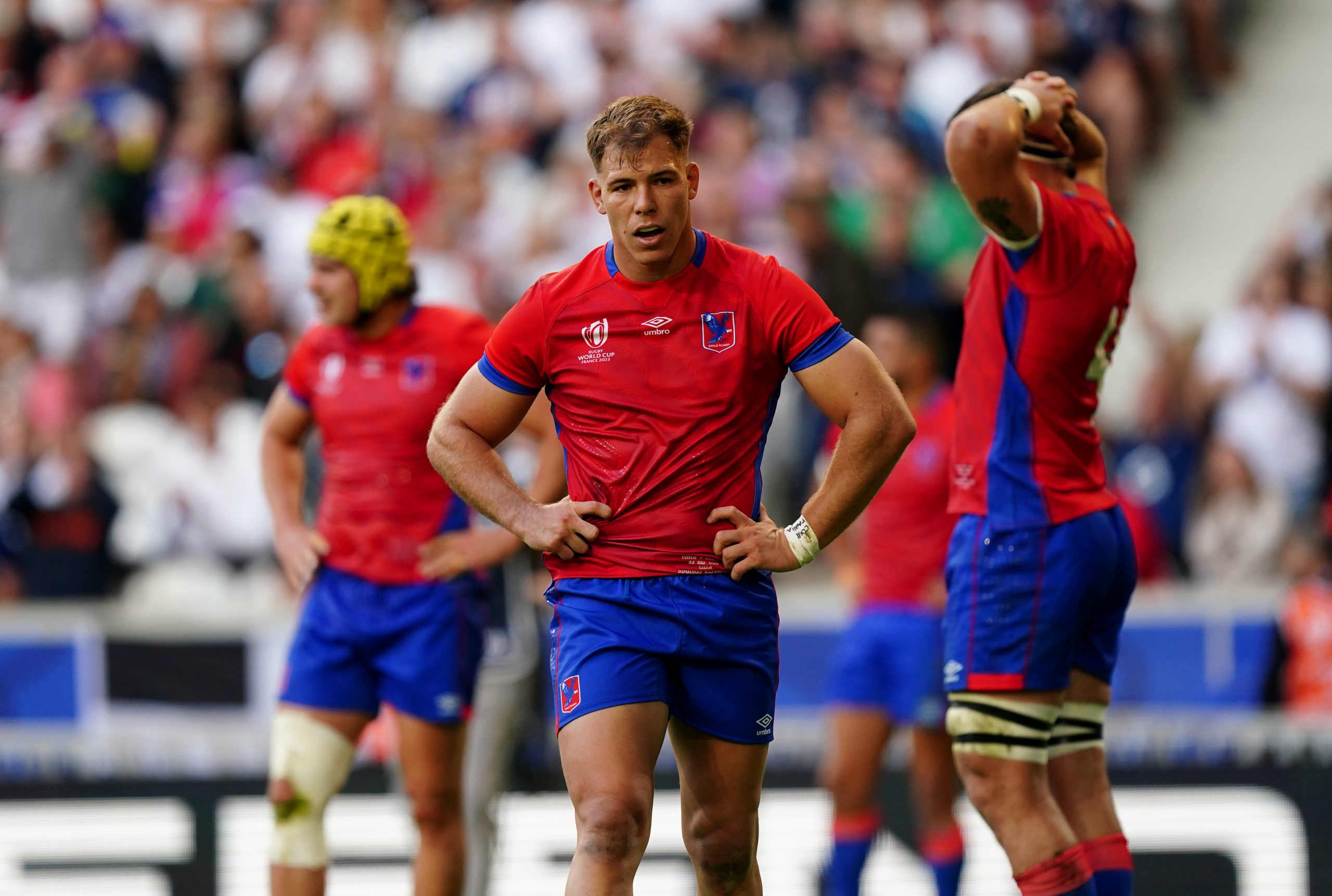 Which teams have been eliminated from the Rugby World Cup 2023?