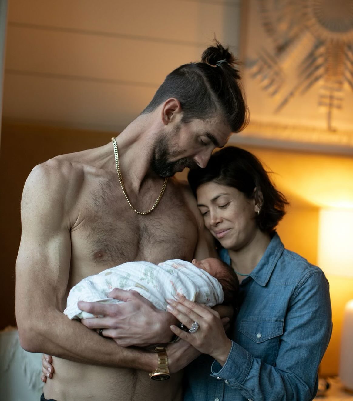 Michael Phelps welcomes 4th child with wife Nicole Johnson as Olympian reveals new baby’s name in sweet first photo