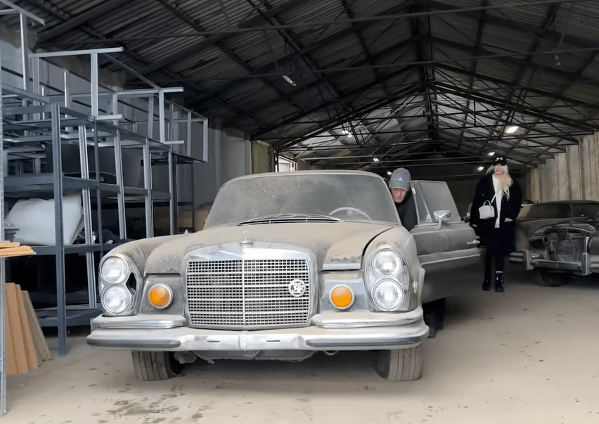 Classic Mercedes ‘rust bucket’ found abandoned in barn now worth over £200k after ‘perfect’ restoration by experts