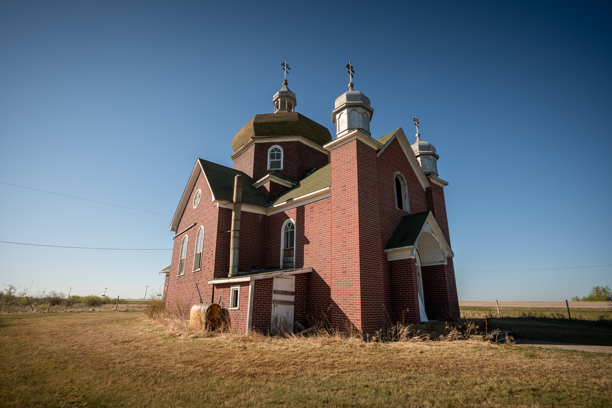 Inside creepy abandoned ghost town once home to hundreds – with church, a post office and school left to rot