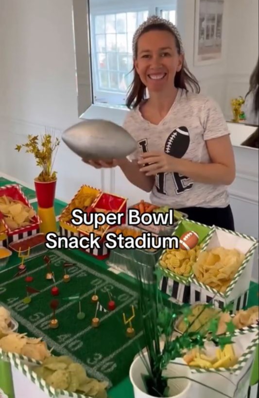 My Super Bowl ‘snack stadium’ is the easiest you’ll ever make – just add food, your party will totally be a touchdown