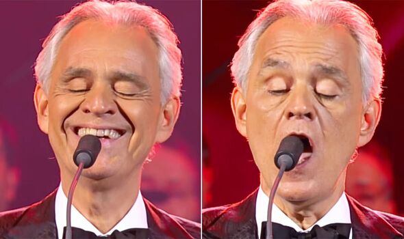 Andrea Bocelli sings Bésame Mucho in stunning live footage from Chile