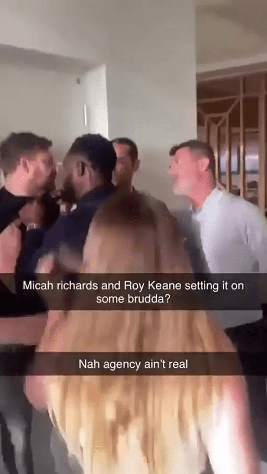 Football fan, 42, charged with ‘headbutting’ Roy Keane after brawl broke out during Arsenal vs Man Utd match