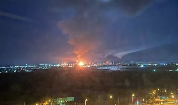 Huge explosion in Russia as Ukraine hits oil refinery in major blow to Vladimir Putin