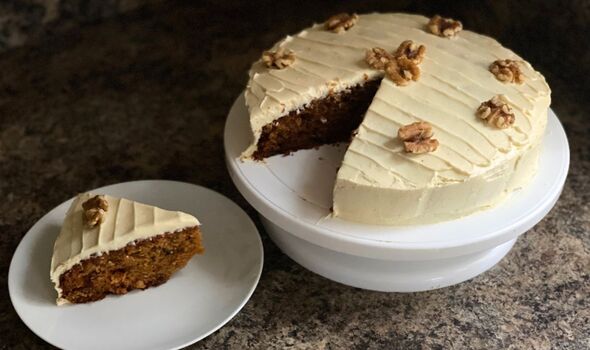 I made an incredibly easy and delicious carrot cake that I prepped in under 20 minutes