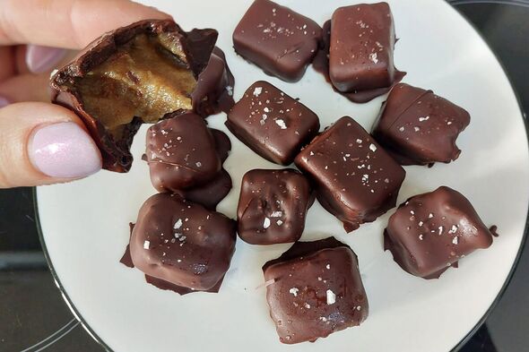 I made my own chocolate caramels – they’re easy to make and require just five ingredients