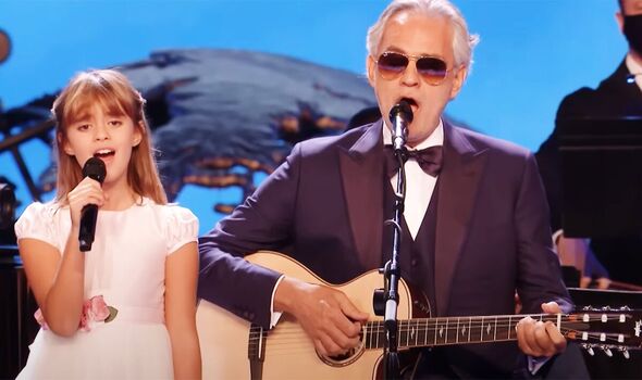 Andrea Bocelli and daughter Virginia Bocelli, 12, duet Hallelujah in new live performance