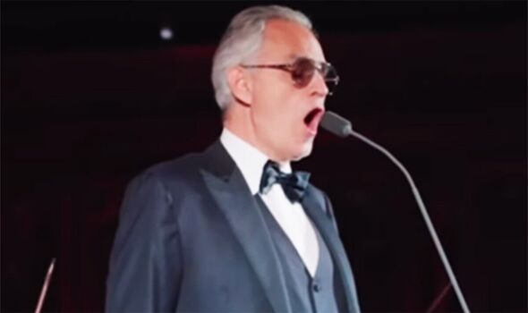 Andrea Bocelli sings Time to Say Goodbye in goosebump-inducing new live footage