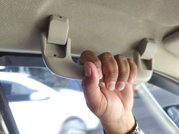 Drivers are only just realising what the grab handle in the car is actually for