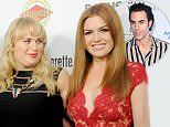 Isla Fisher said she was ‘incredibly lucky’ to work with Rebel Wilson in 2012 film Bachelorette in unearthed interview – as actress splits from husband Sacha Baron Cohen AFTER her co-star’s bombshell memoir