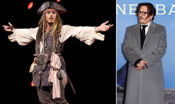 Johnny Depp’s emotional reunion with Pirates of the Caribbean stars at UK premiere