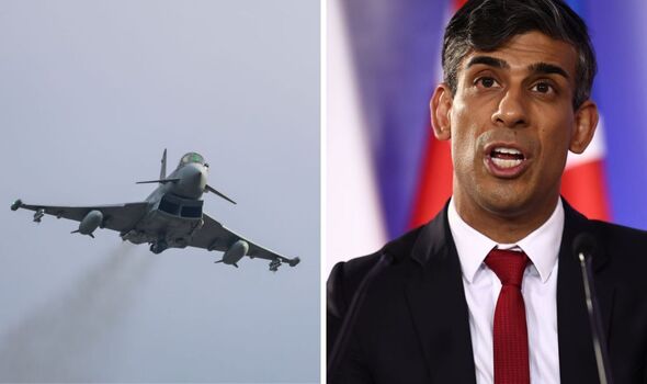 Rishi Sunak sends Typhoon and 16,000 troops to NATO ally in major blow to Putin