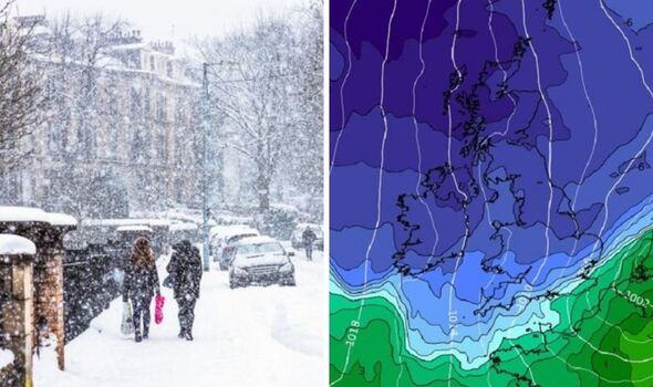 UK snow: Weather maps show almost every area of Britain hit during 42-hour polar blast