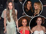 Victoria Beckham arrives at her 50th birthday party at a swanky private members club on crutches – as she’s joined by her family, ALL her Spice Girls bandmates and a bevy of A-List stars including Tom Cruise and Eva Longoria