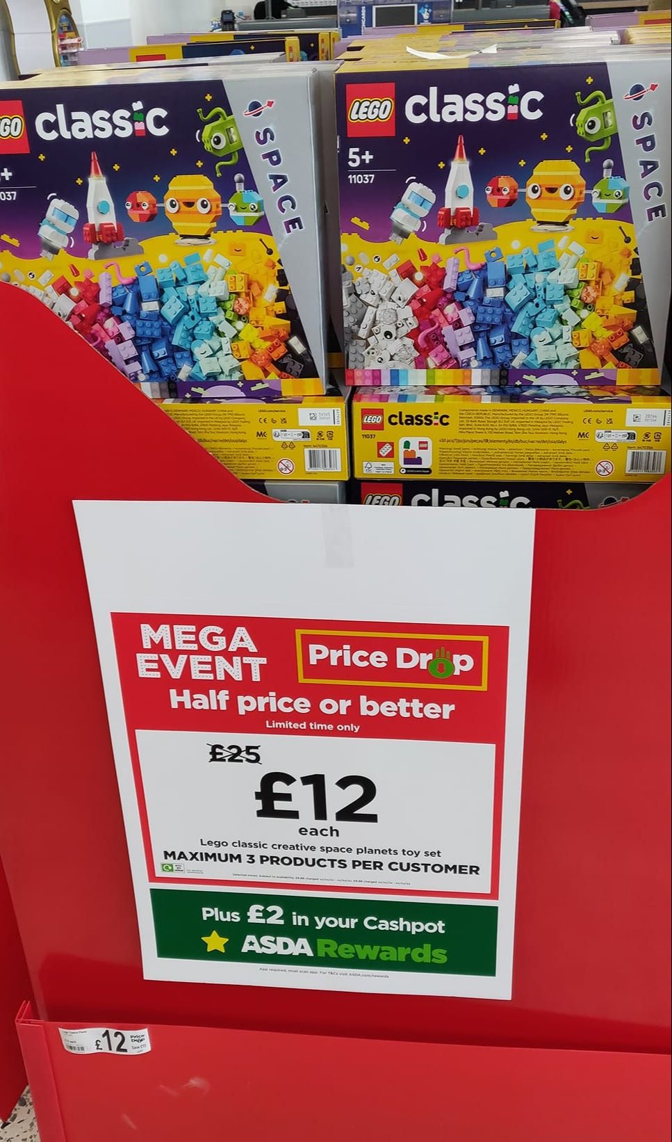Asda are paying savvy shoppers to stock up on less than half price LEGO which is perfect for early Christmas hauls