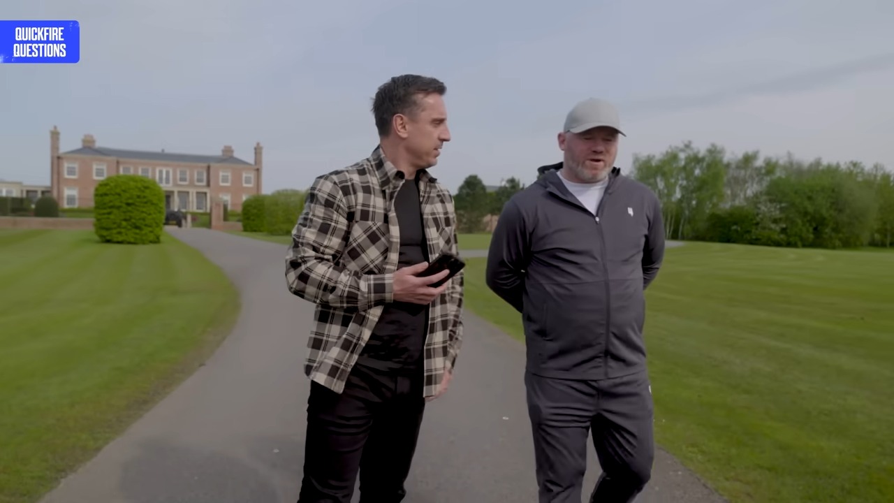 Man Utd legend Wayne Rooney shows off picturesque grounds of £20m ‘Morrisons mansion’ including fishing lakes and bridge