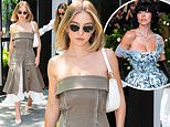 Sydney Sweeney is back to blonde! Actress rocks her signature golden locks with a chic dress in NYC… one day after rocking black wig and dramatic gown for Met Gala