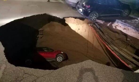 The beautiful European city collapsing in on itself as sinkholes keep opening up