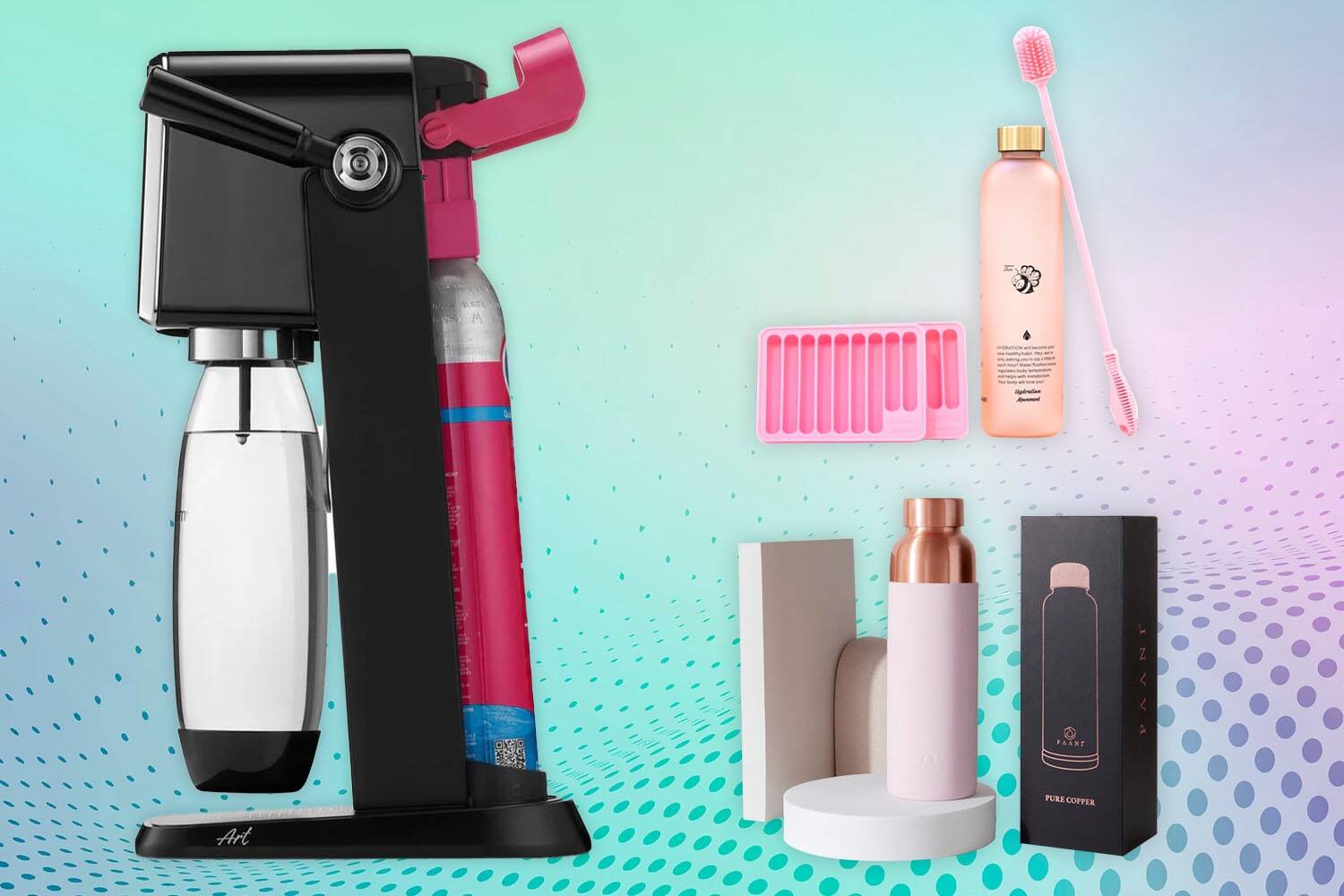 From copper bottles to Soda Stream – we test three products to help you drink more water