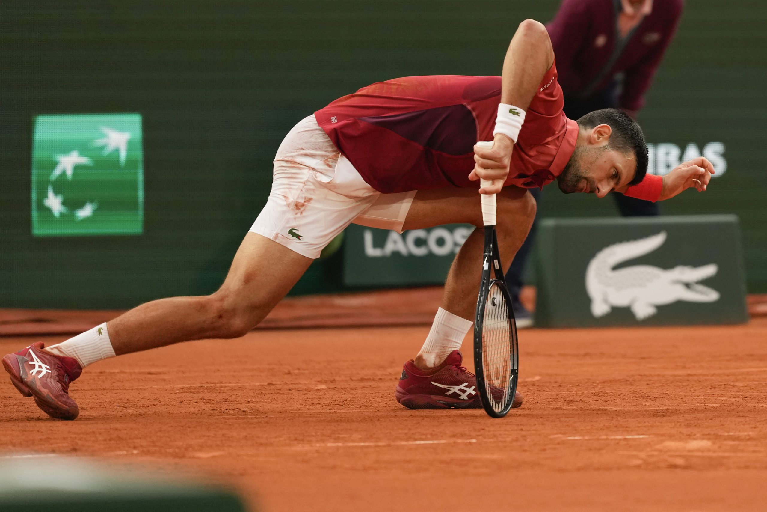 Novak Djokovic WITHDRAWS from French Open quarter-finals with knee injury in blow to organisers