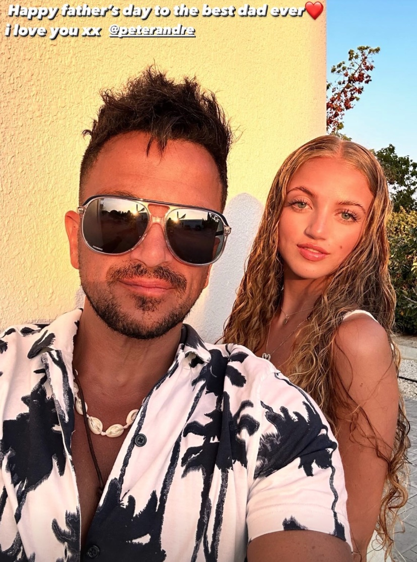 Princess Andre, 16, wishes ‘best dad ever’ Peter Andre a Happy Father’s Day in sweet post