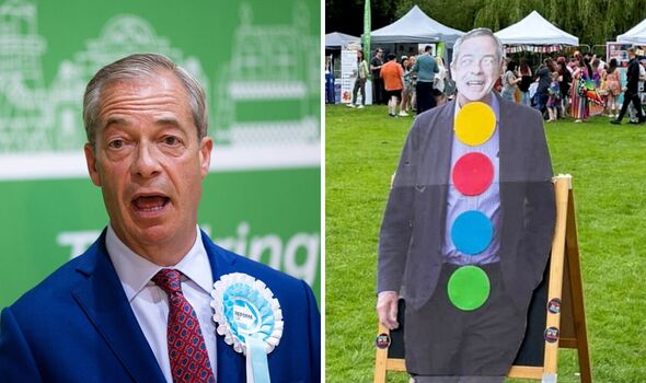 Nigel Farage slams ‘liberal intolerance’ as Gay Pride event hosts ‘toss a milkshake’ game