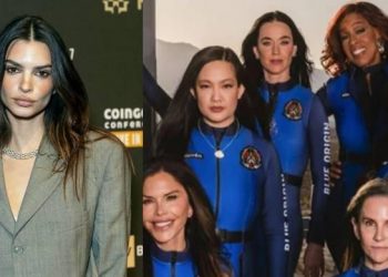 Emily Ratajkowski’s strong reaction to Blue Origin space mission
