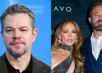 Jennifer Lopez receives subtle support from new movie producer Matt Damon
