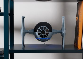 This Tie Fighter stand for the Echo Dot lets your Alexa smart speaker join the dark side