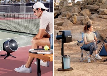 Shark goes for broke and straps a water tank onto its latest fan so it can blast you with cool mist all day