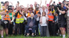 Crowds pour in as Glastonbury Festival gates open