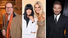 Gary Oldman and Strictly hosts join Beckham in honours