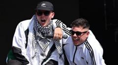 Kneecap hit back at Starmer in highly-charged Glastonbury set