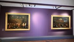 Portrait allegedly damaged by visitor taking selfie