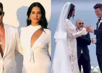 Robin Thicke marries April Love Geary after six years of engagement