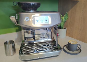 The Sage Barista Impress is so satisfying to use, I just want to make lattes all day