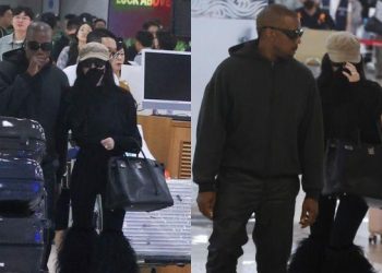 Bianca Censori brings drama to Seoul airport with Kanye West